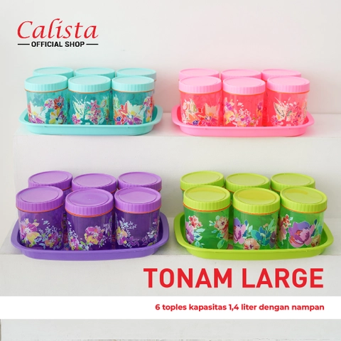 CALISTA - Calista Tonam Large Toples Kue dan Nampan Set 7 in 1 (1400ml)