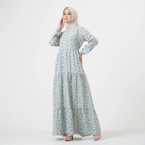 Lusianasae - Lusianasae - Kalalili Dress warna Mint bahan crinkle seven Busui friendly