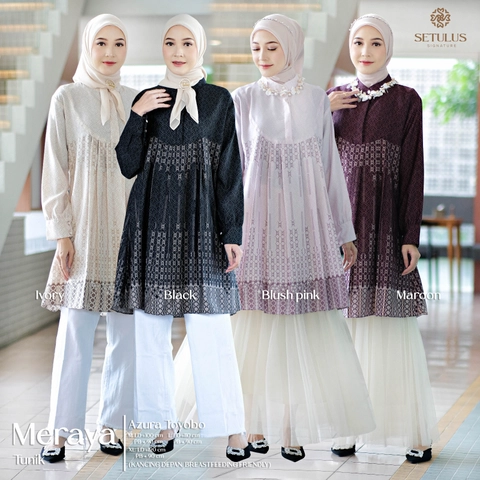 Griya Busanaku Solo - Atasan tunik wanita dewasa Meraya