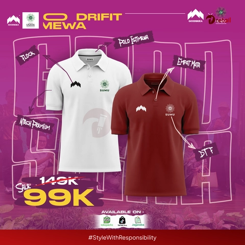 Macroscope Official Store - Polo Shirt Serikat Usaha Muhammadiyah x Goodsigma Sportwear - Baju Polo SUMU - Goodsigma Sportwear