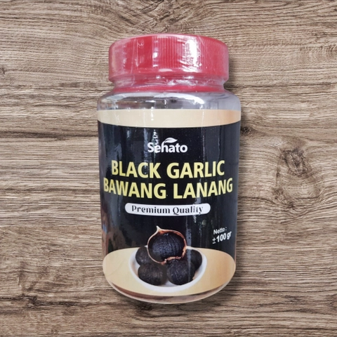 Black Garlic Bawang Lanang Sehato - Bawang Hitam Tunggal / Menurunkan Tekanan Darah & Kolestrol DLL