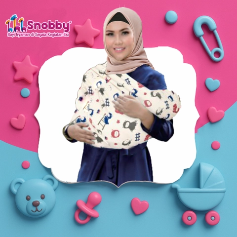 SNOBBY BABY - SBG4021 GENDONGAN KAOS 2IN1 PRINT CRIA SERIES UK XL