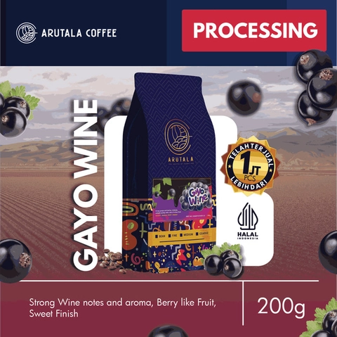 Arutala - Arabika Gayo Wine 200 gram