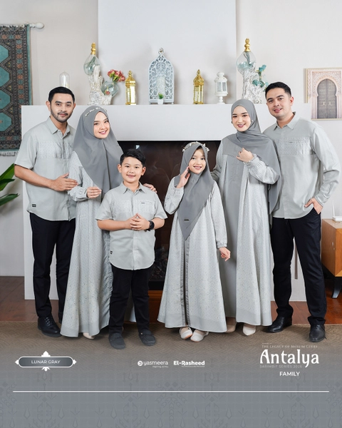 Yasmeera Official - SARIMBIT 2026 ANTALYA SERIES WARNA LUNAR GRAY
