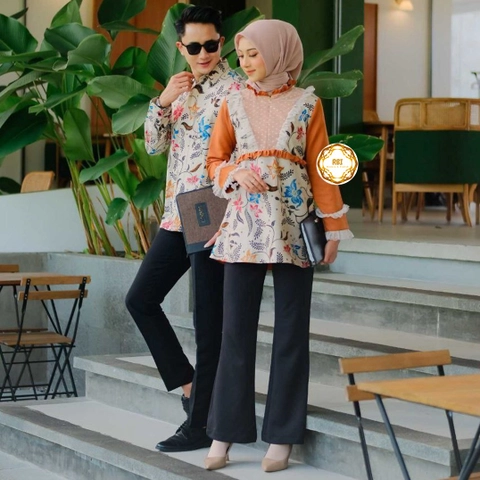 Batik Blouse Kemeja Allura High Quality