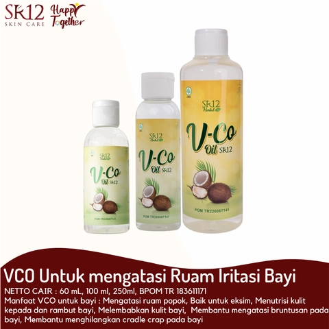 SR12 VCO Minyak Kelapa Murni Mengatasi Ruam Iritasi