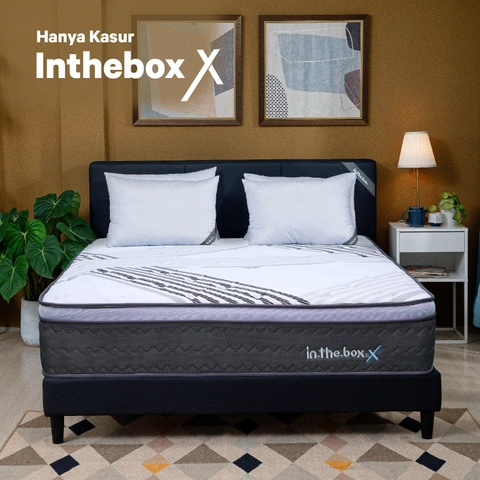INTHEBOX - Kasur Spring Bed Inthebox X Ukuran 90x200 (Single) F388X2-PP1B-090NTR