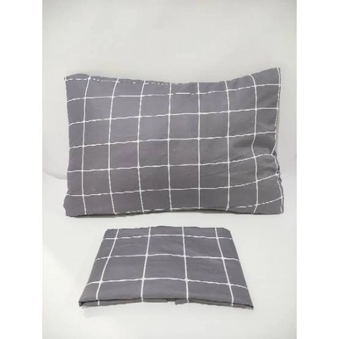 Galeripuko - Sarung Bantal ( Grey Square )