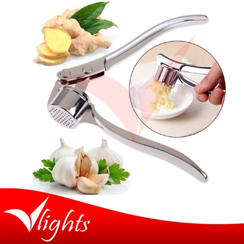 V Lights - Alat Penghalus Bawang Garlic Press Stainless Steel