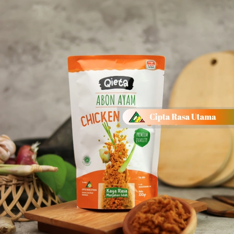 ABON QIETA - ABON AYAM ASLI 100 gram ORIGINAL PACK PREMIUM