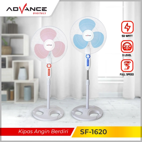 Advance Digitals Indonesia - Kipas Angin SF-1620 / SF1620 16 inch Stand Fan