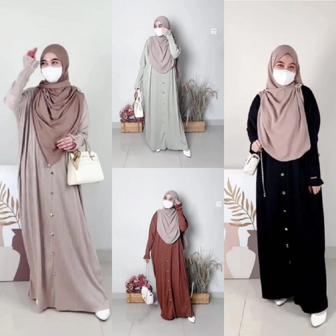 Kois Batik - Ready Gamis abaya haleema badwing sangat nyaman dipakai