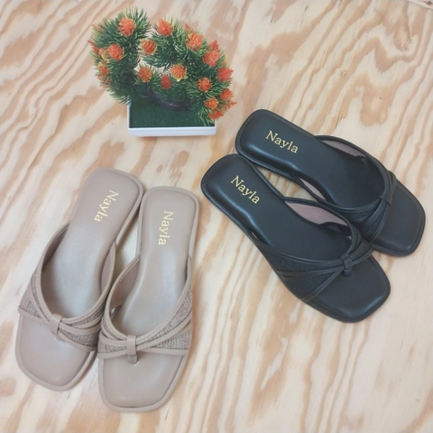 Nayla - Sandal Wanita Flat / Teplek Series Marisa