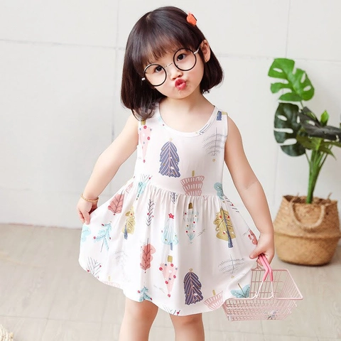 JZ - 1-3 th Dress Anak Handless Katun Motif