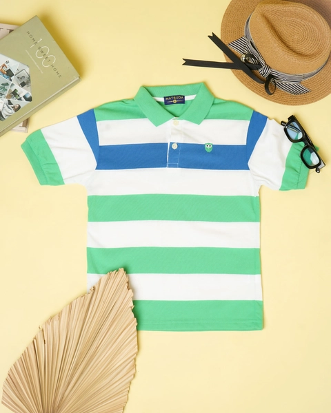 MATSUDA APPAREL - Matsuda baju kaos polo anak laki laki katun umur 2-12 Luke