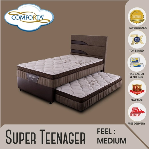 Comforta - COMFORTA Kasur Springbed Super Teenager Fullset 100 x 200