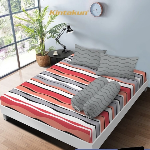 Kintakun - Sprei Set Flat Lite Oriel Microtex T20