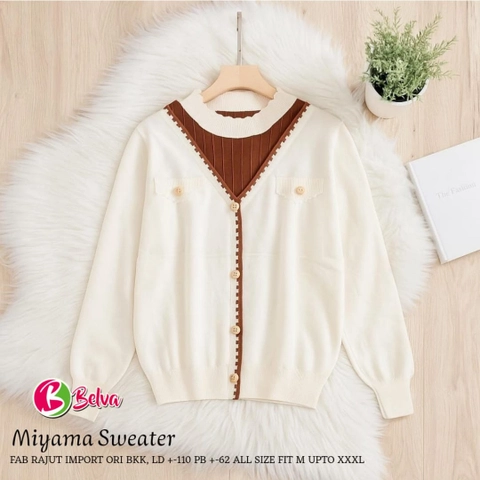 Griya Busanaku Solo - Miyama sweater rajut import