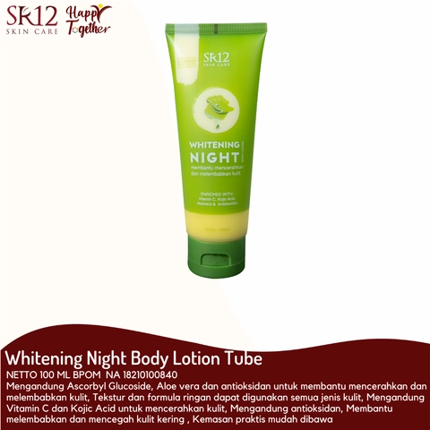 SR12 Whitening Body Lotion Night 3x Lebih Cepat Mencerahkan Kulit