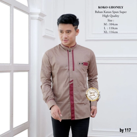 Khisna collection - Koko model terbaru pria dewasa