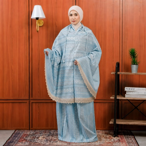 qaydstoreid - BELI 1 GRATIS 1 MUKENA 2IN1 KATUN MOTIF AMINAH RENDA PREMIUM