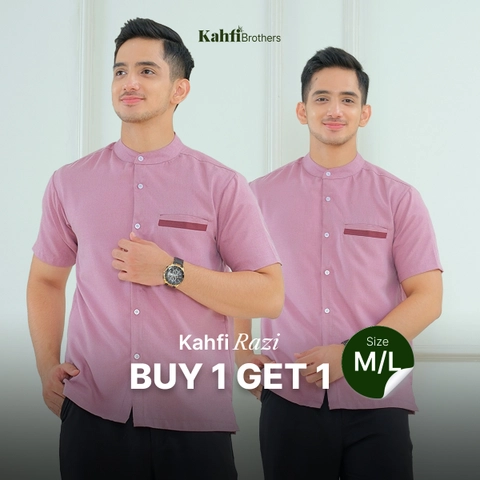 B1G1 - Koko Pria Katun Madinah - RAZI Blush M/L