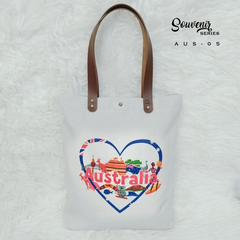 Dewani - Totebag Canvas Seri Souvenir Tas Kanvas oleh oleh Australia - 05