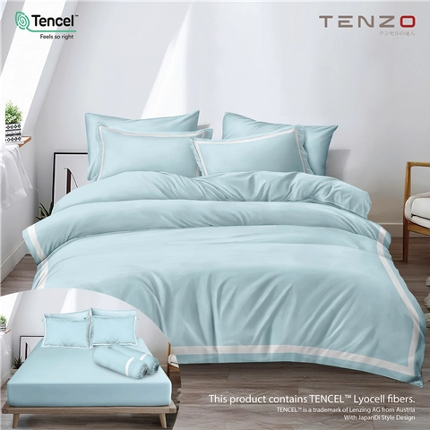 LADY ROSE OFFICIAL - Tenzo - Bed Cover Tencel Set Sky Grey