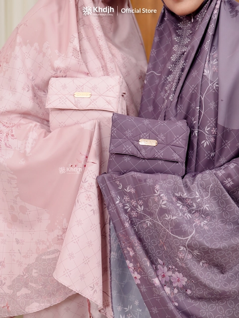 KhadijahLabel - KhadijahLabel Mukena Traveling Premium Jumbo Motif 2 in 1 Soraya