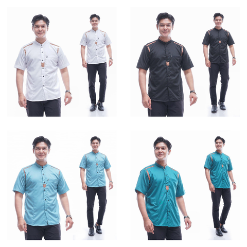 Juragan Kurta - Baju Koko Pria Dewasa Kekinian Modern Simpel Terbaru Motif zavin free peci rajut