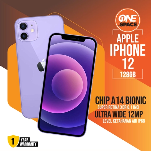 One Space - HP Apple Iphone 12 128GB Garansi Resmi IBox Indonesia