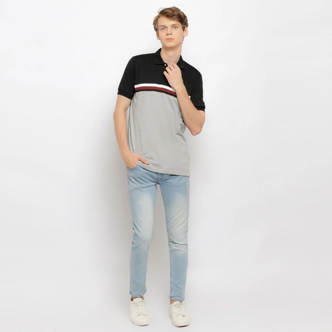 MATSUDA APPAREL - MATSUDA Kaos Polo Shirt Pria Kerah Chosi