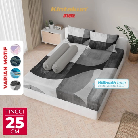 Kintakun - Kintakun Dluxe Sprei Set Fitted Tinggi 25 Aesthetic Multivarian Guling Kain LIMITED