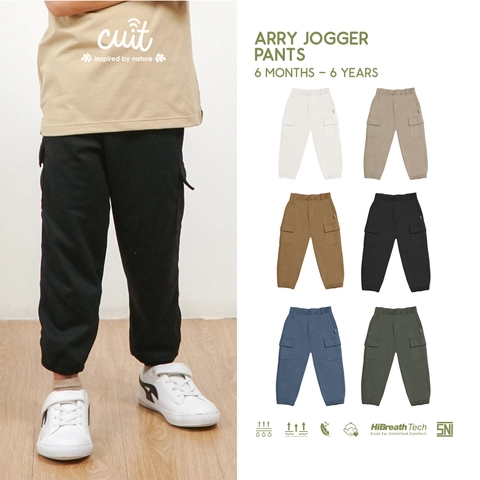 Kintakun Baby - KINTAKUN BABY X CUIT Arry Celana Panjang Jogger Pants Cotton Spandex 6 Bulan-6 Tahun