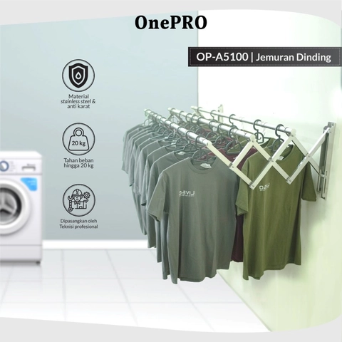 One Pro - Jemuran dinding ONEPRO OP-A5100