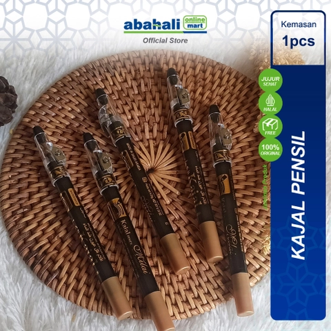 Abahali Mart - Celak Kajal Pensil Hitam Kajal Eyeliner Pencil Waterproof