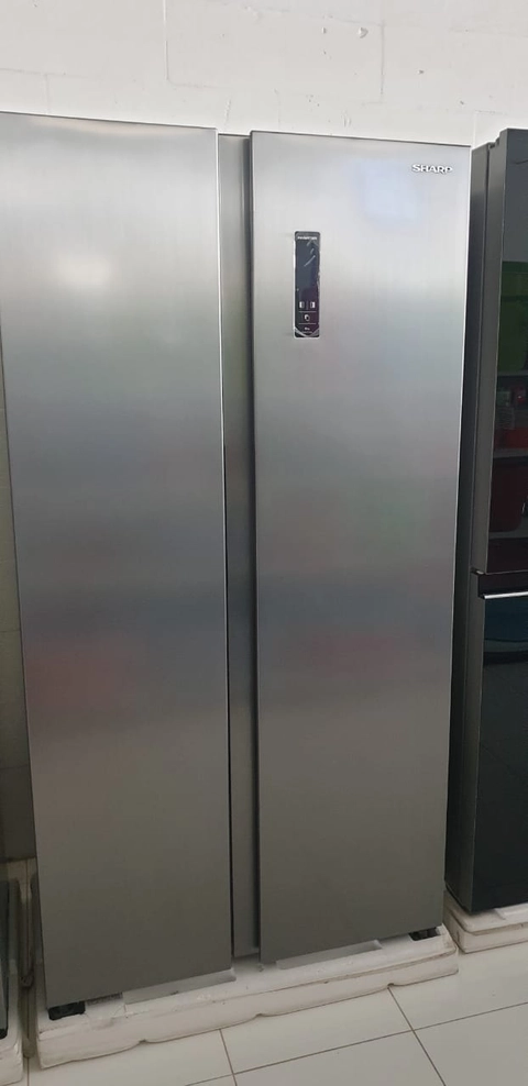 Rizki Electronics - KULKAS SHARP REFIGERATOR SIDE BY SIDE SJ-IS50MA-SL