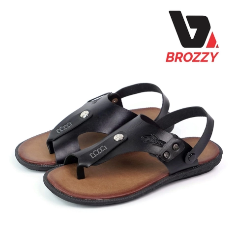 Brozzy - Sandal Klasik Old School B08 Original Brozzy Kulit
