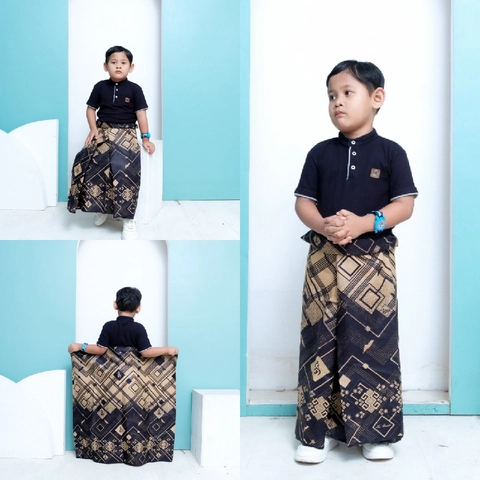 Batik Alfin - Sarung batik anak usia 3 sampai 7 nyaman di pakai sarung anak