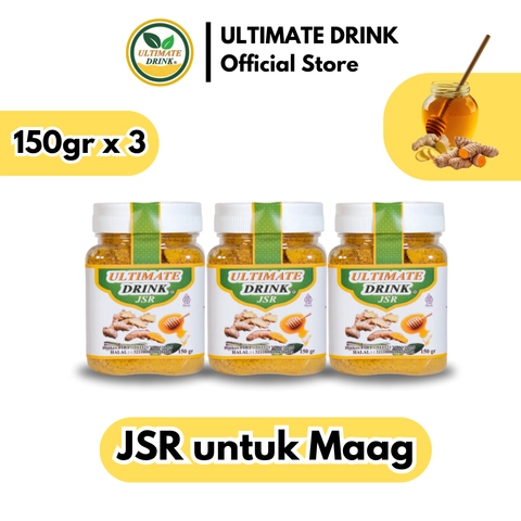 Ultimate Drink - ULTIMATE DRINK - JSR 150gr 3pcs Serbuk Minuman Kunyit Jahe Minuman Herbal Untukl