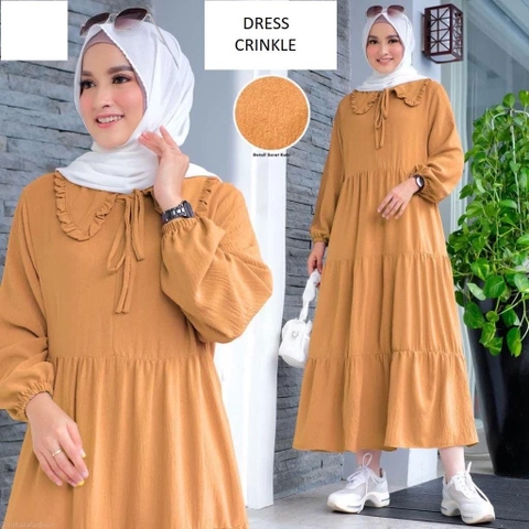 Alifa Shop - dress kekinian murah CRINCLE