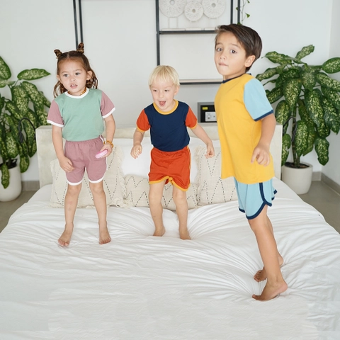 Kiddiposh - Pakaian Set Anak Color Block Set by Lala Koala