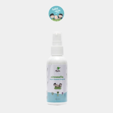 Aquila Herb - Aquila Citronella Phyto Aromatic Body Oil/Oils/Mengusir Nyamuk/Biang Keringat & Gatal Gigitan Nyamuk