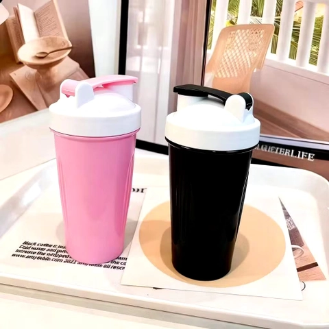 Alcante - Botol Shaker 600ml - Botol Minum Olahraga BPA Free Anti Bocor