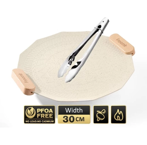 Rizki Electronics - freemir Grill Pan Beige Series Panggangan Bulat