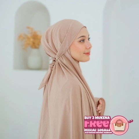 Hirakiya id - Huriyah Mukena Dewasa 3In1 Airflow Cringkle Premium Lesty