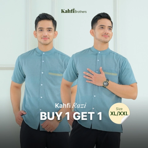 B1G1 - Koko Pria Katun Madinah - RAZI Tosca XL-XXL