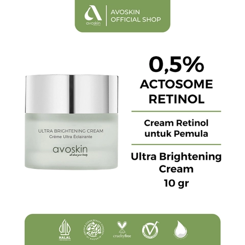 AVOSKIN Flash Sale - Ultra Brightening Cream Alpha Arbutin + Retinolsome + Squalane (10 g)
