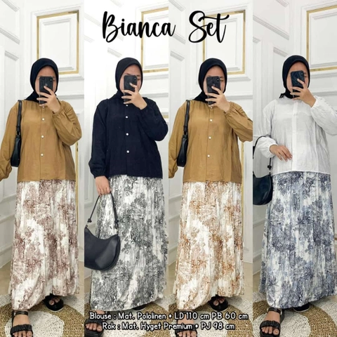 Khisna collection - Raady kembali akhir nya yang kemarin kehabisan oneset rok wanita kekinian bianca