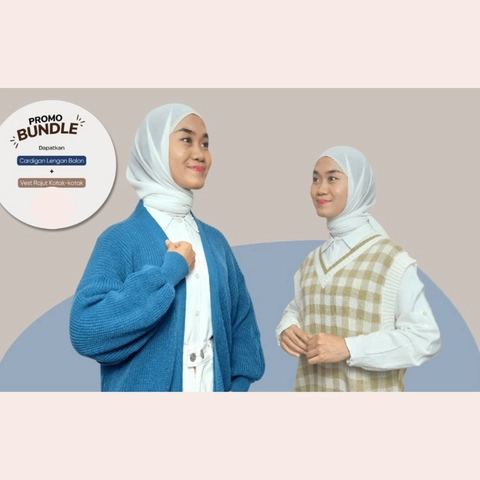 MKY Clothing - SPECIAL BUNDLING VEST + CARDIGAN